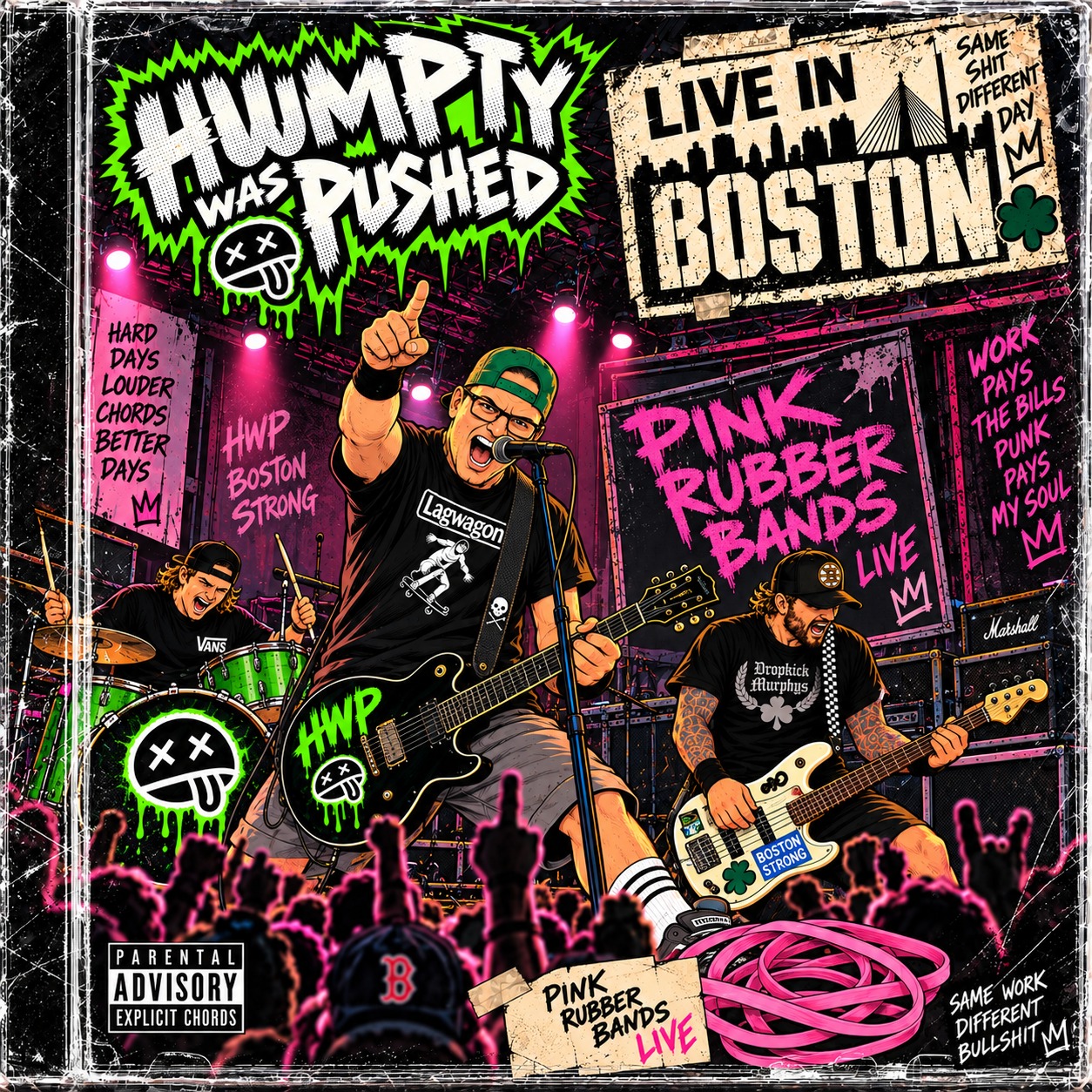(Live) Pink Rubber Bands- Humpty Was Pushed artwork