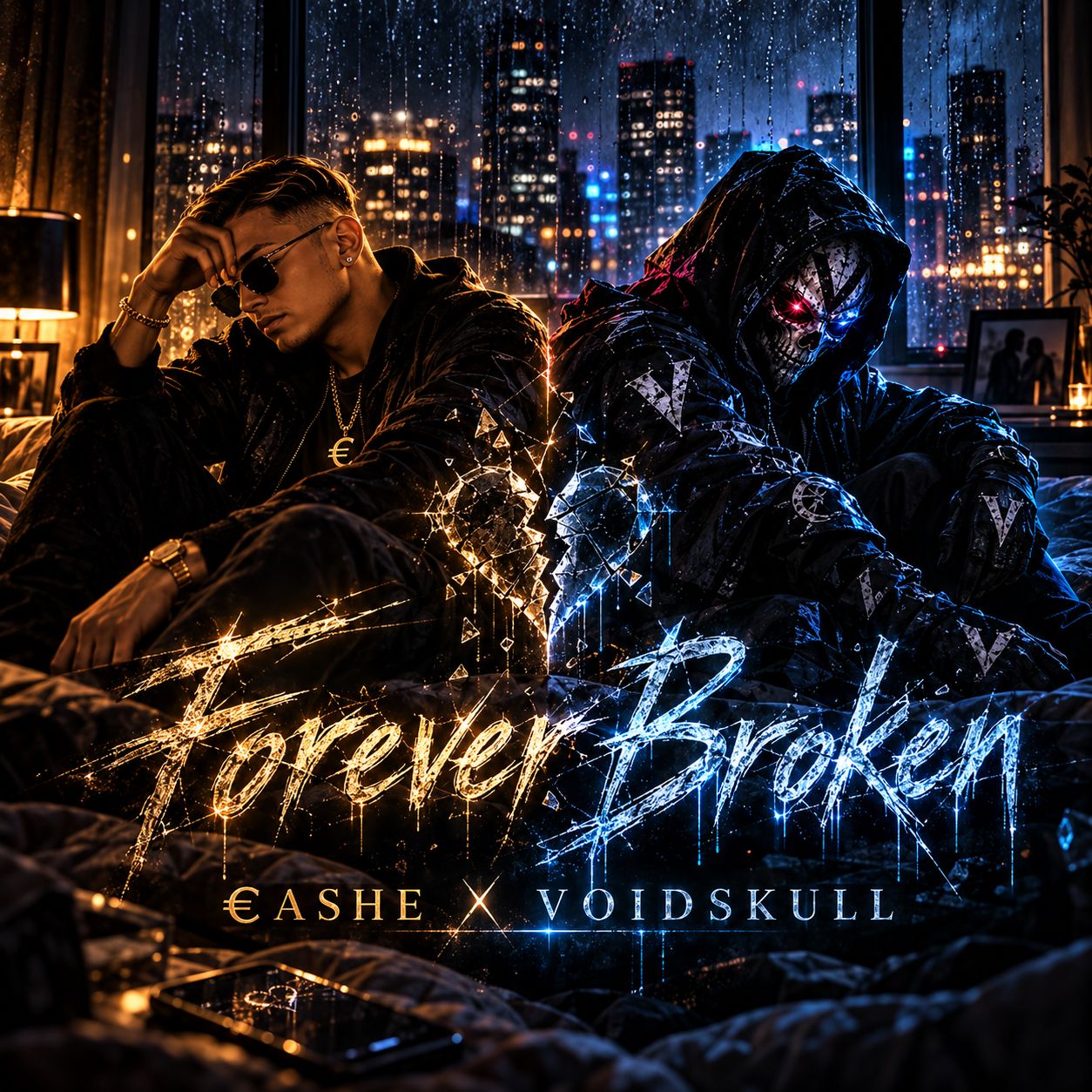 FOREVER BROKEN 💔 FT. €ASHE artwork