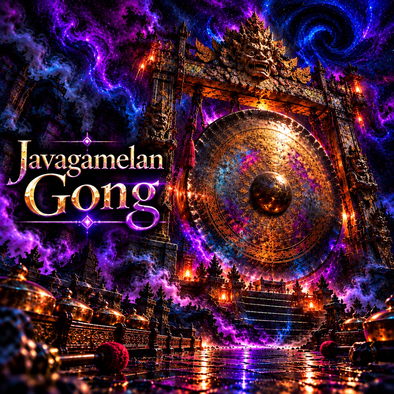 Javagamelan Gong artwork
