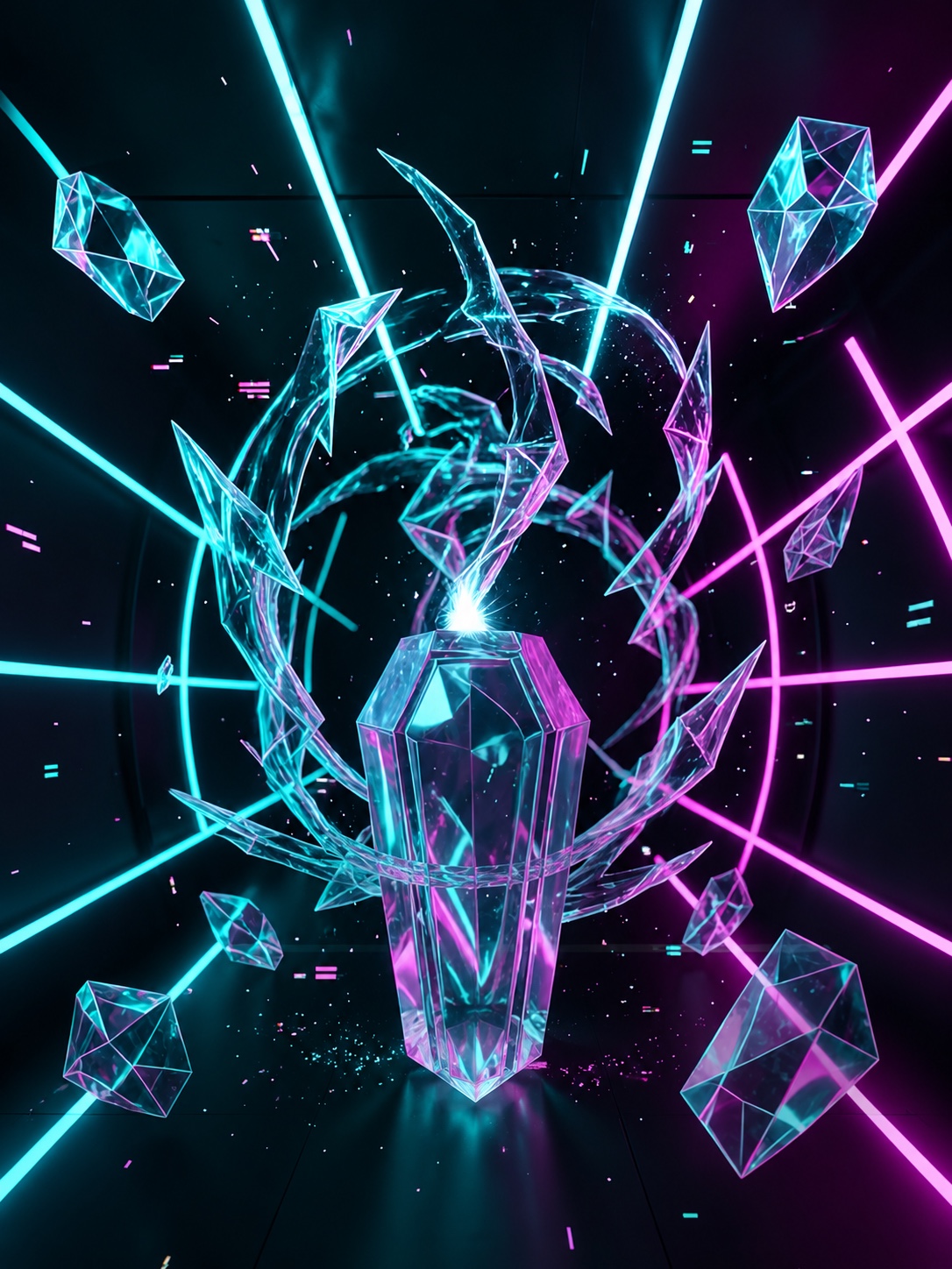 Pulse beams artwork