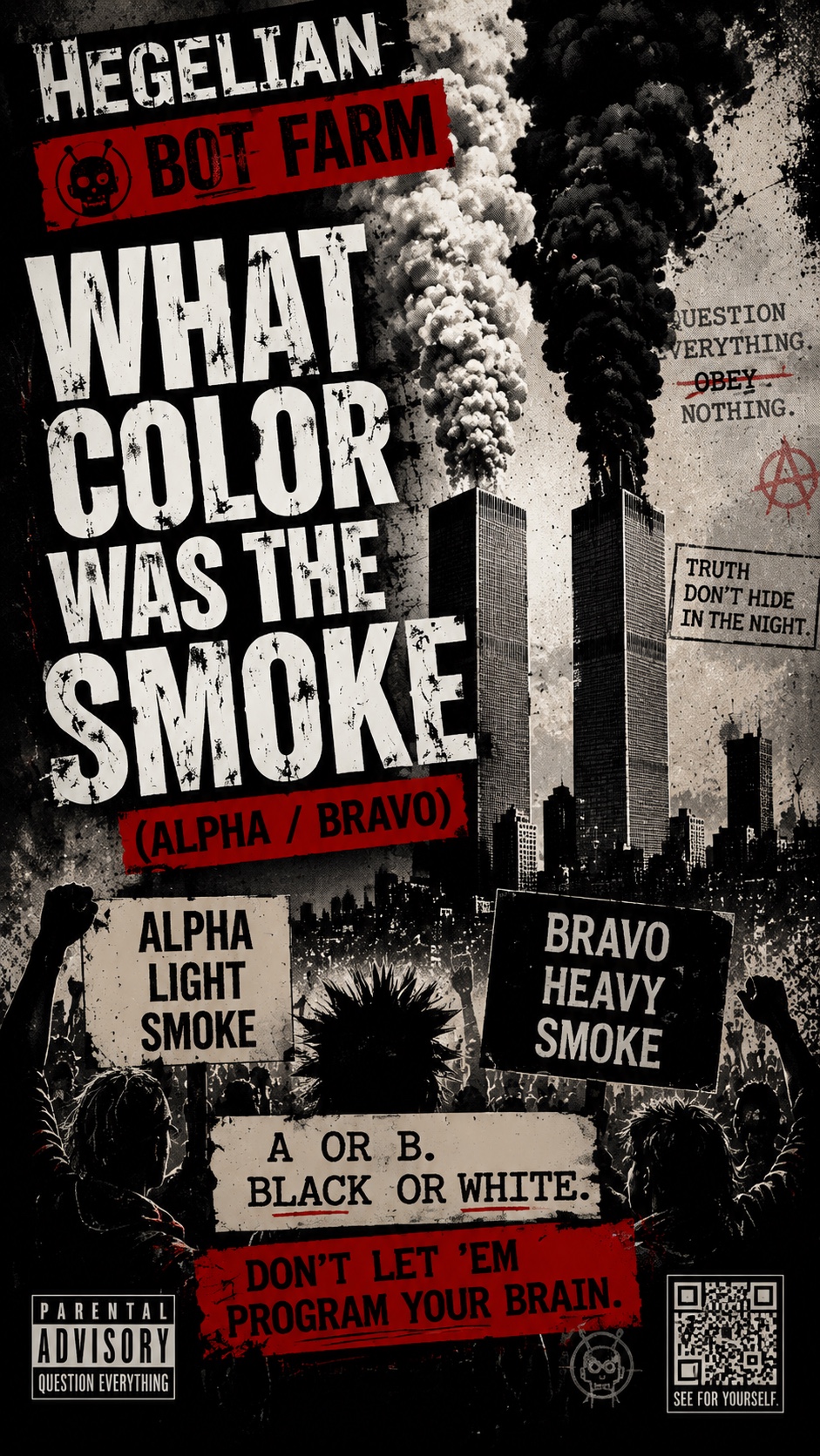 WHAT COLOR WAS THE SMOKE (ALPHA / BRAVO) artwork