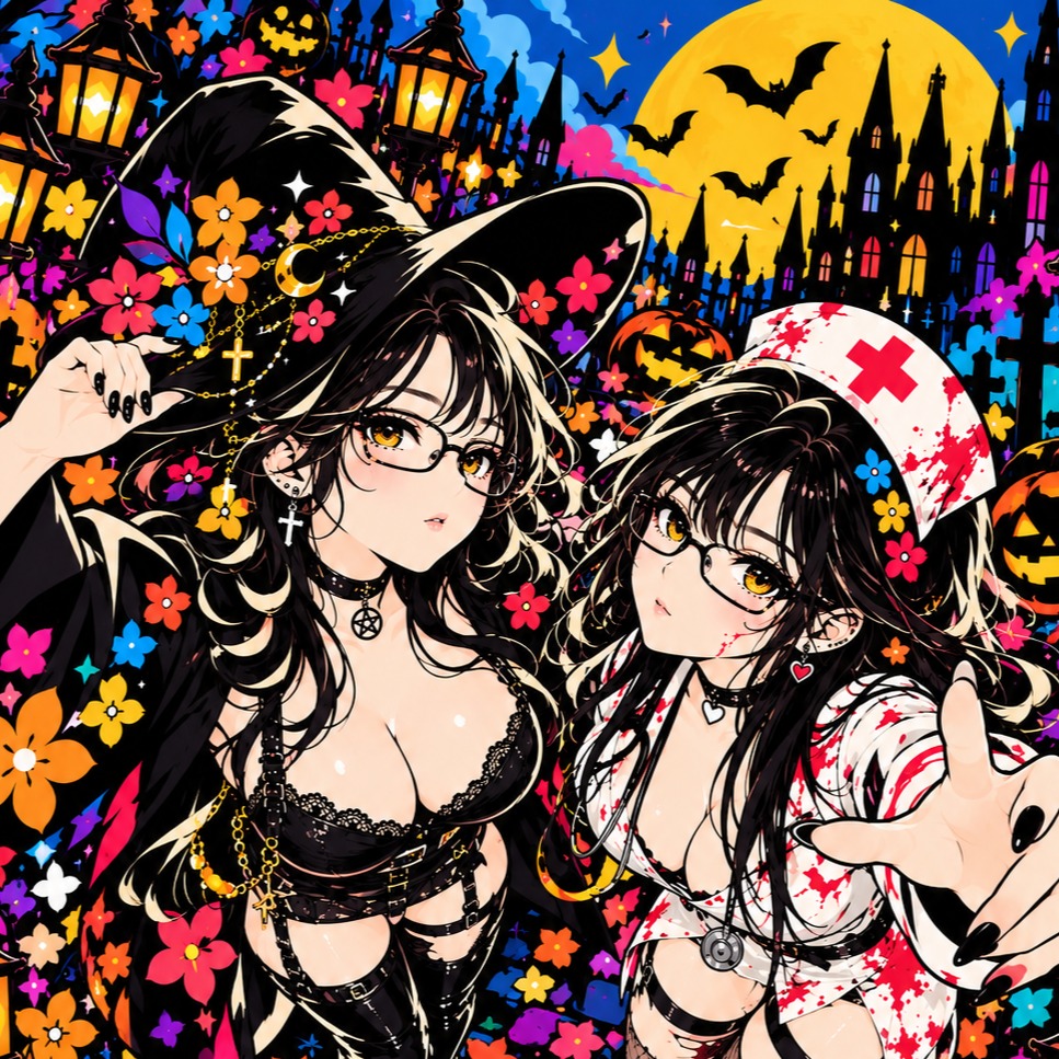🎃Halloween Night🕷️【PUSSYCATs】#おされさんめ artwork