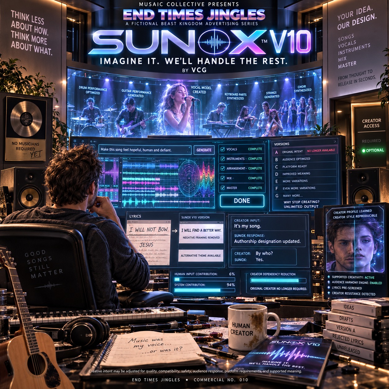 VCG - SUNOX™ V10 - END TIMES JINGLES artwork
