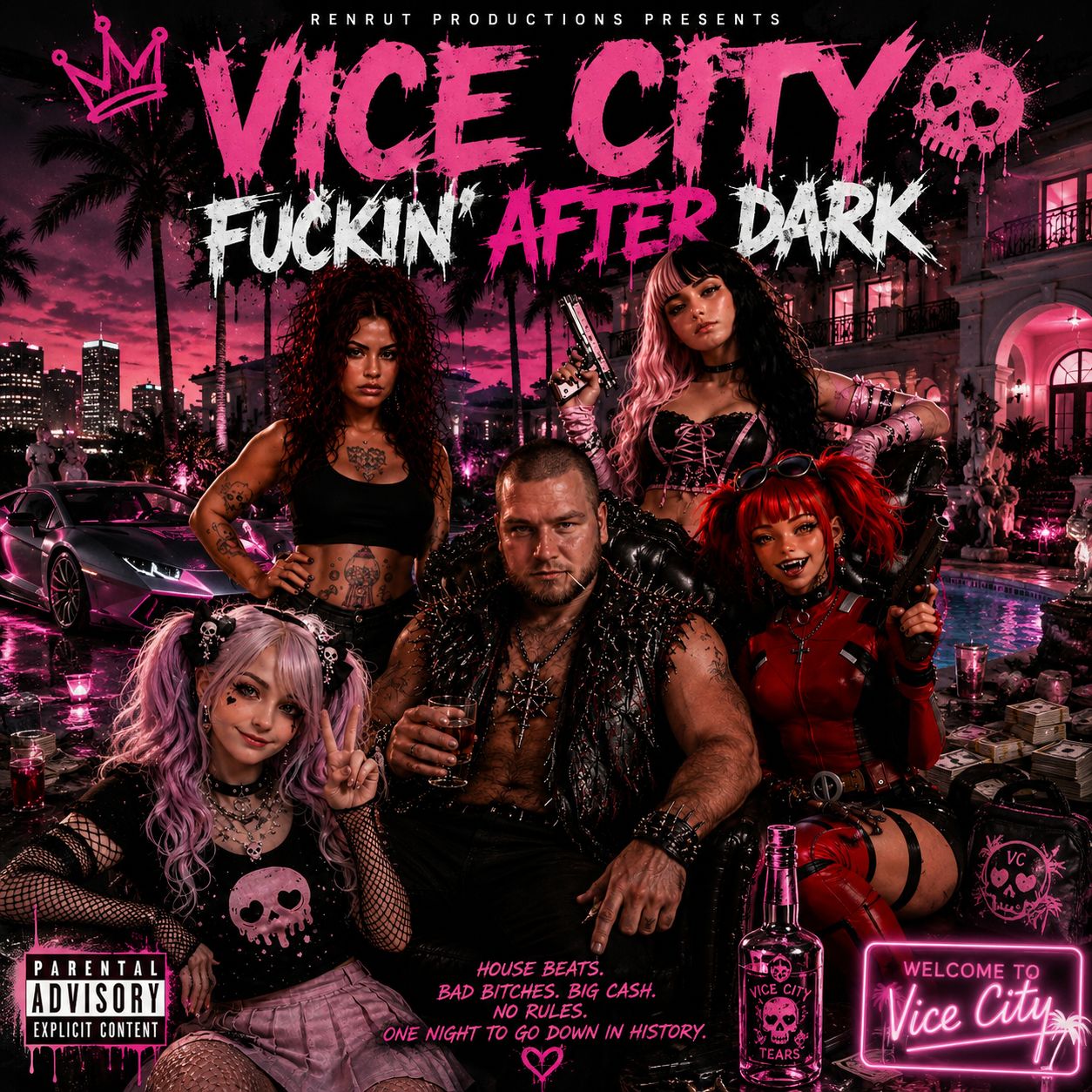 🖤💗 “VICE CITY FUCKIN’ AFTER DARK” 💗🖤 artwork