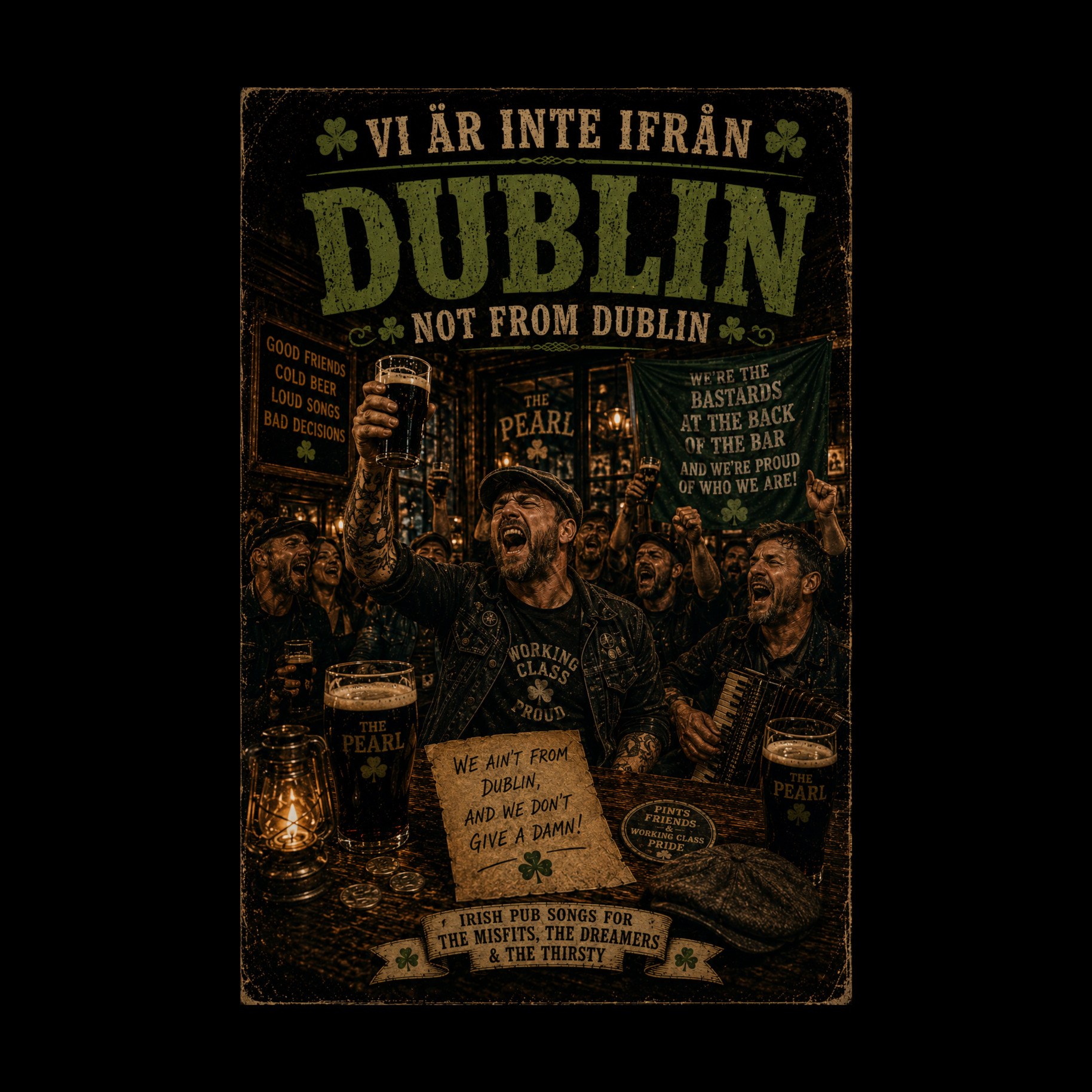 Vi är inte ifrån Dublin - Not From Dublin artwork