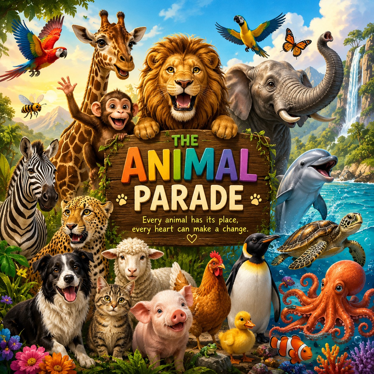 THE ANIMAL PARADE artwork