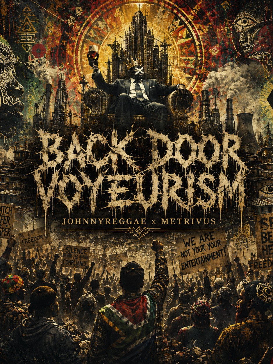 Back Door Voyeurism - JohnnyReggae x Metrivus // Mashup artwork