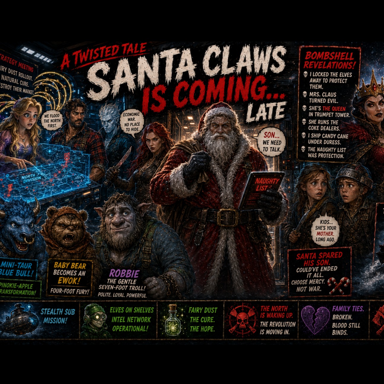 (49) Santa Claws Is Coming… Late artwork