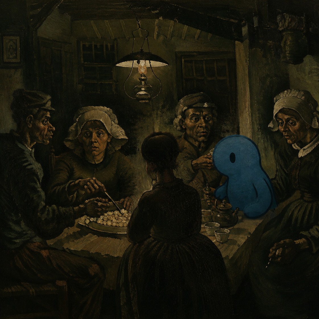 De aardappeleters artwork