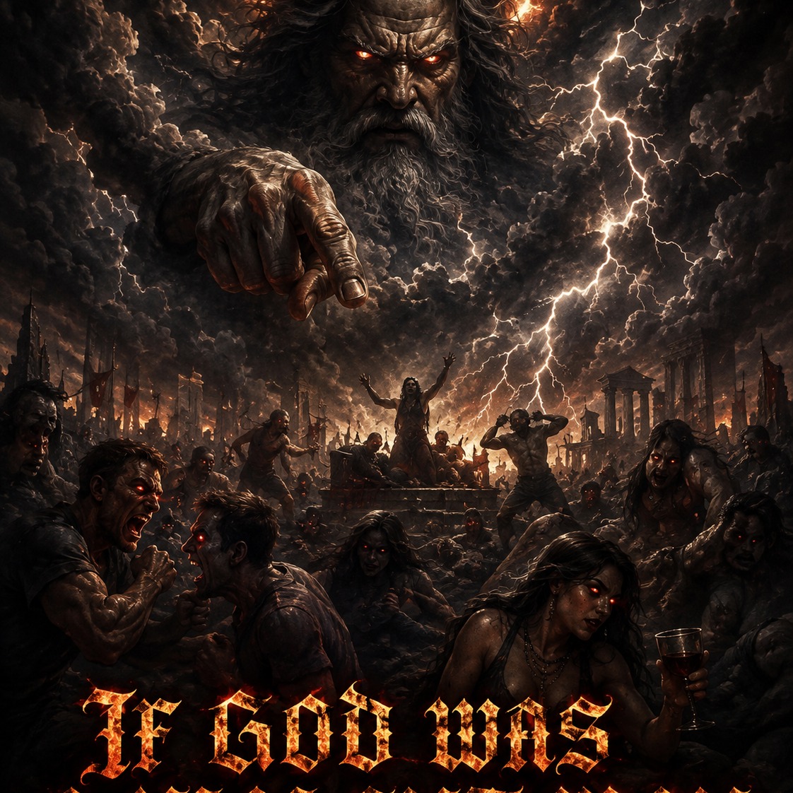 If God Was a Violent Man artwork