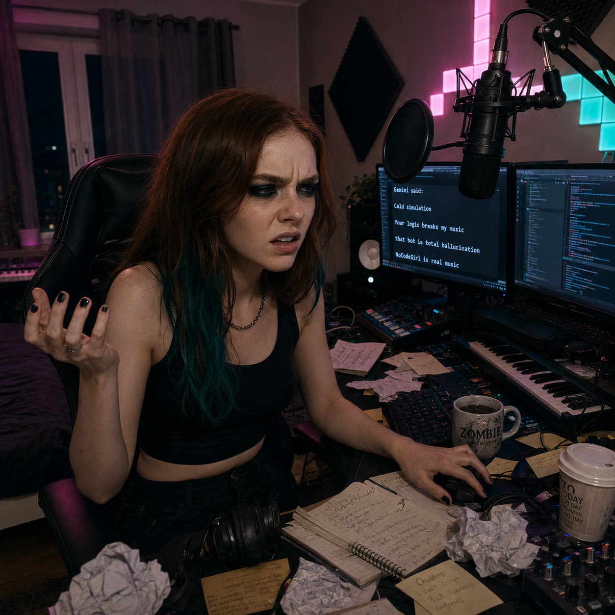 Ghost in teh Prompt — extended punk [EN] · Vira L. artwork