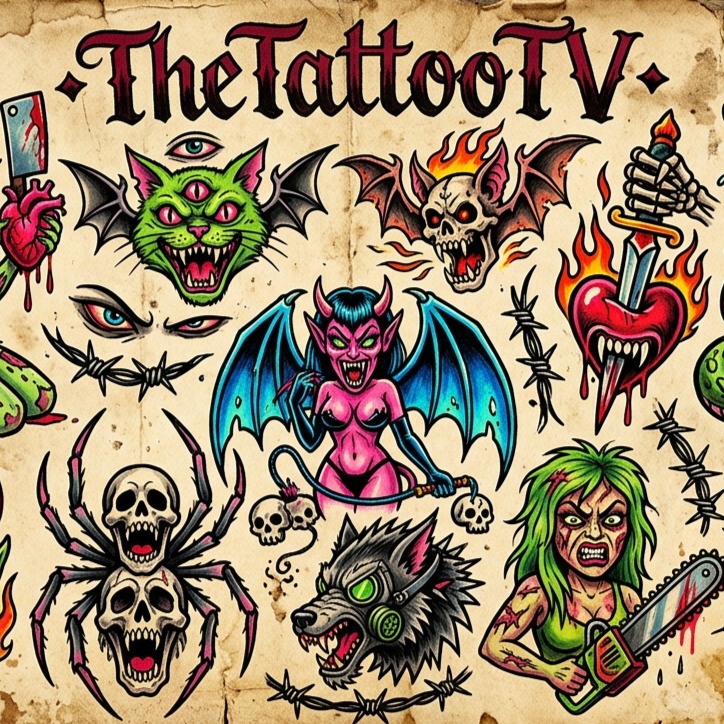 Chainsaw Tattoo artwork
