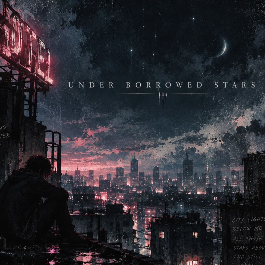 UNDER BORROWED STARS artwork