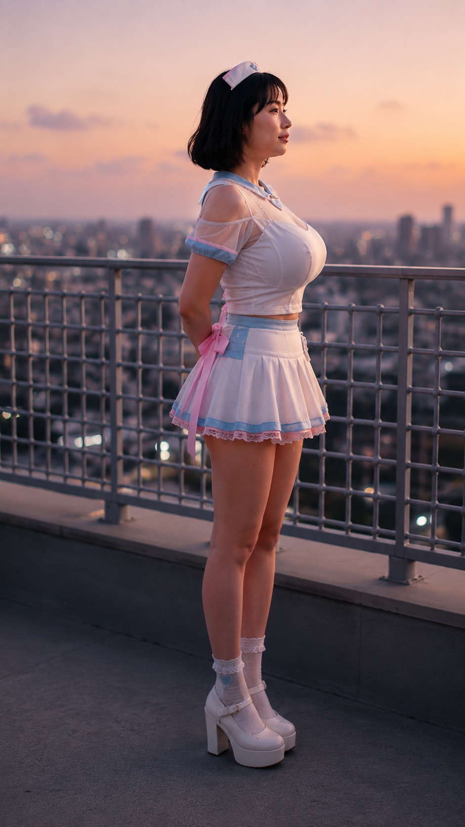 『夕暮れに、わちゃがひとつ』中出満子 artwork