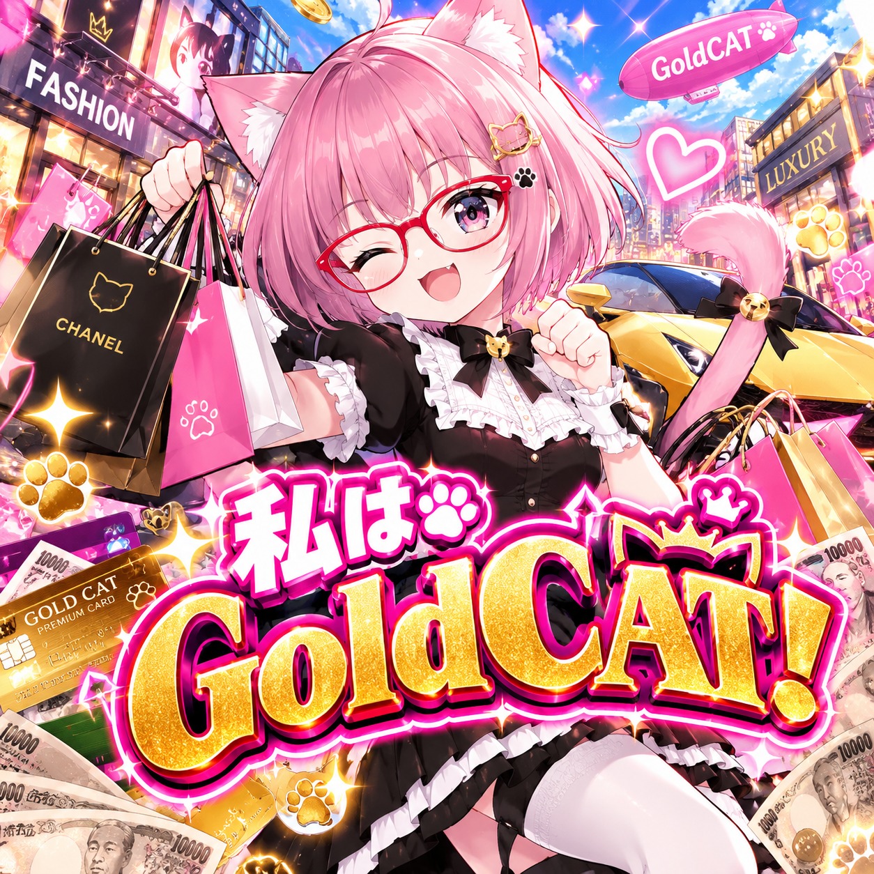 私はGoldCat❗　#おされさんめ artwork