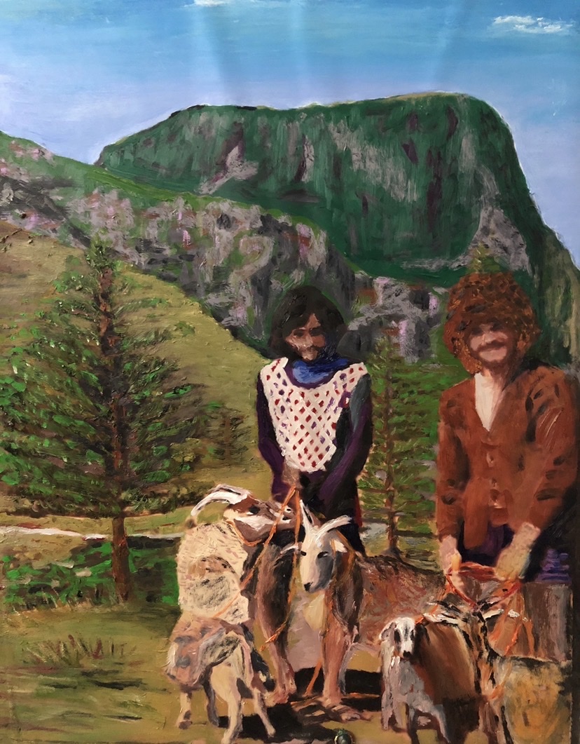 The seeding goats artwork