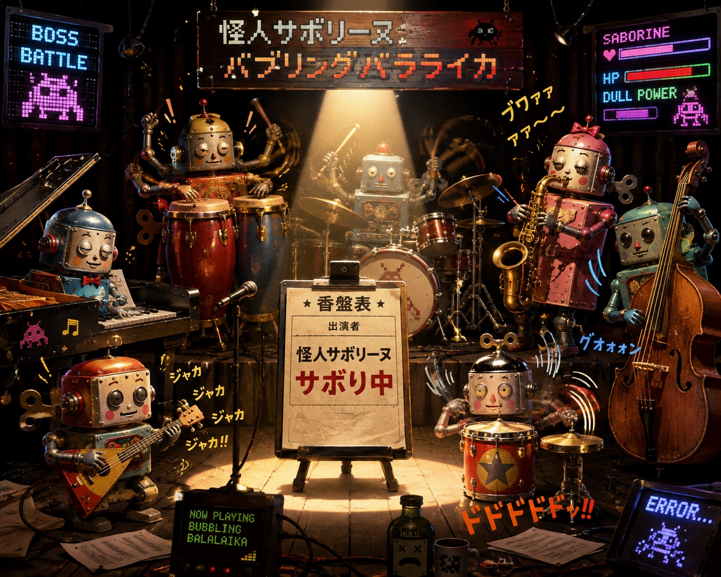 （remix）怪人サボリーヌ・バブリングバラライカ artwork