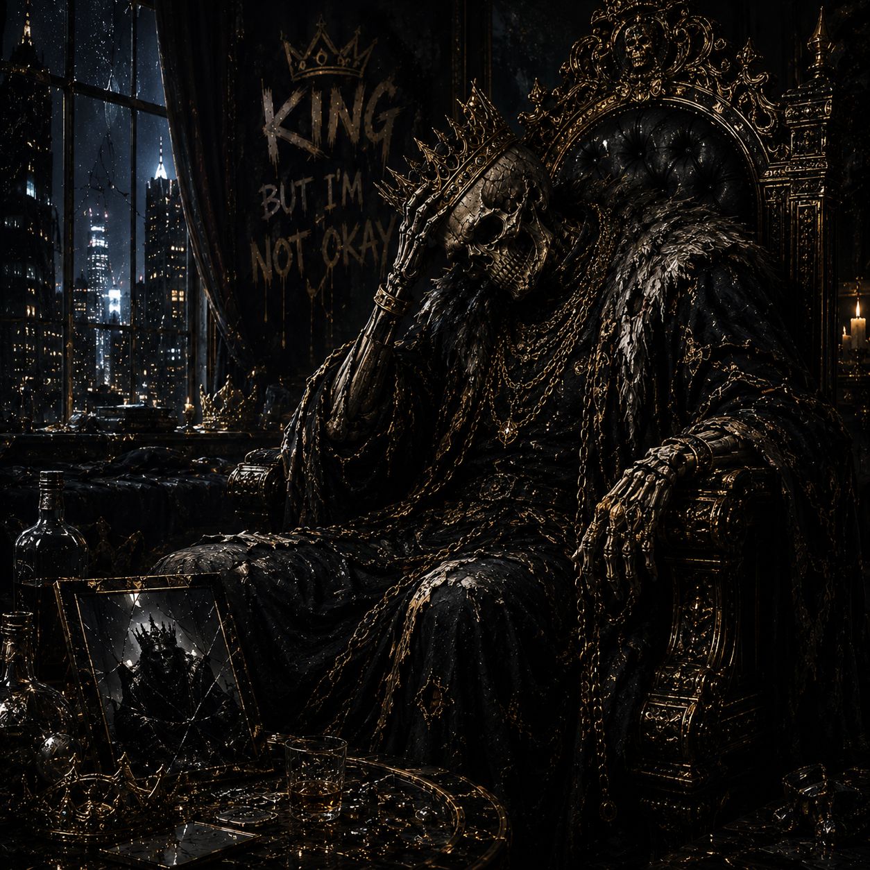 King But Not Okay artwork