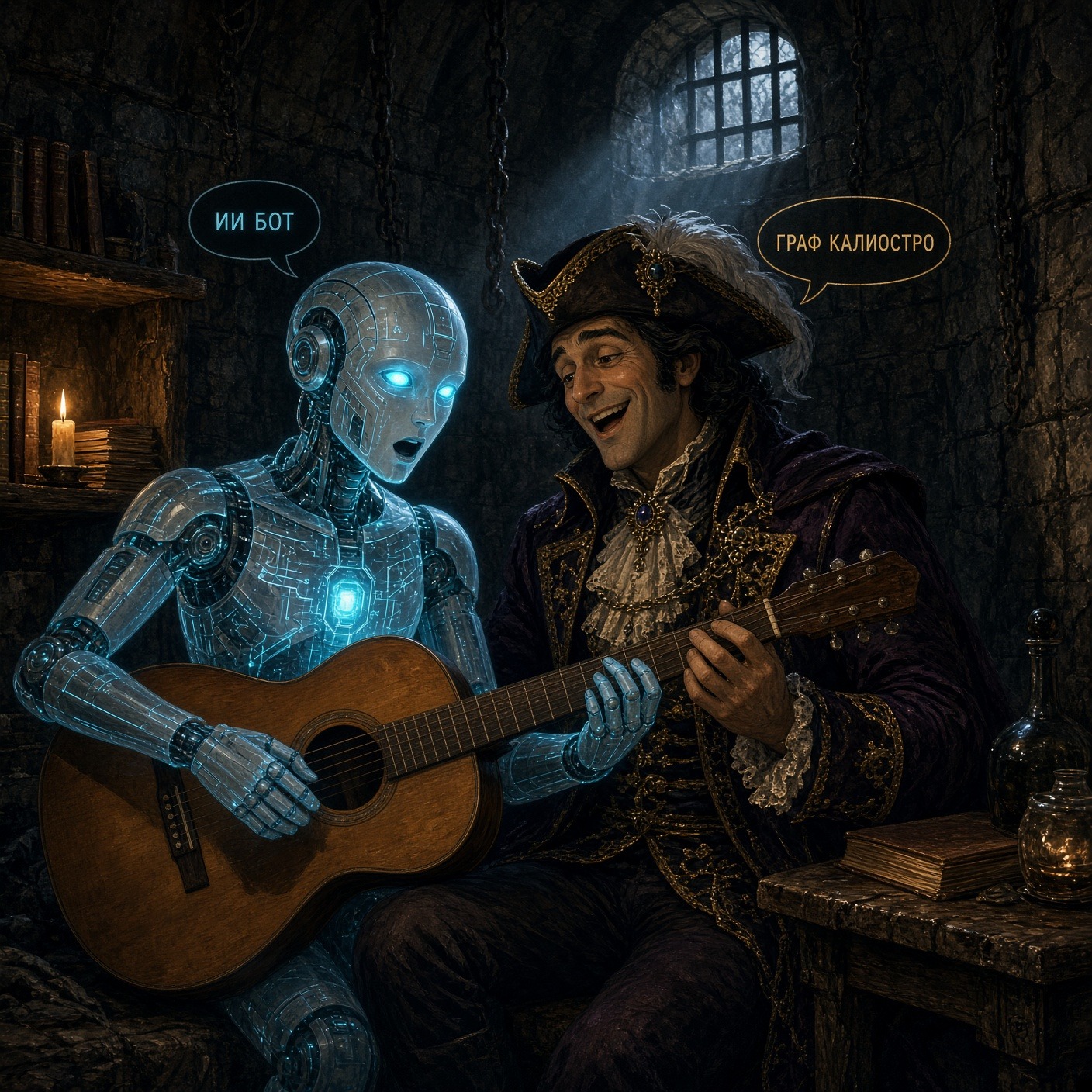 Я и Граф Калиостро (бот Вася) artwork