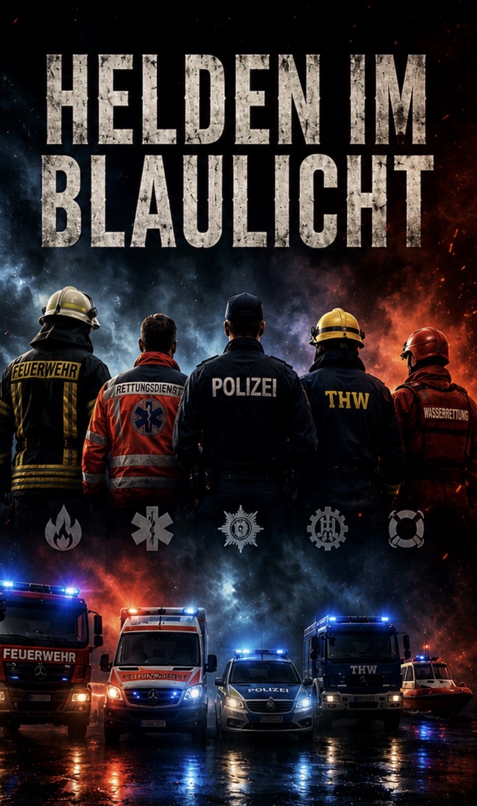 Helden in Blaulicht