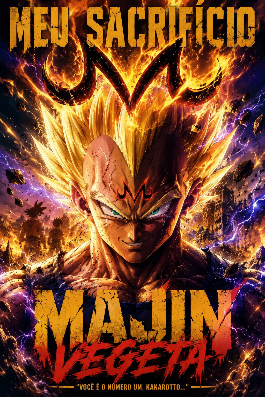D4vid - Meu Sacrifício / Majin Vegeta (DBZ) artwork