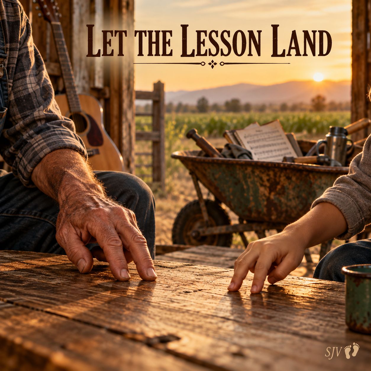 Let the Lesson Land artwork