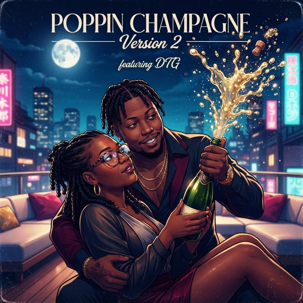 POPPIN CHAMPAGNE Version 2 artwork
