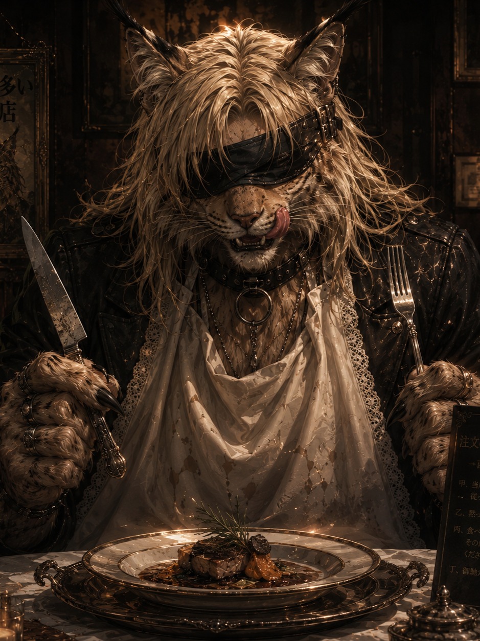 山奥の料理店、店主の呟き。 artwork
