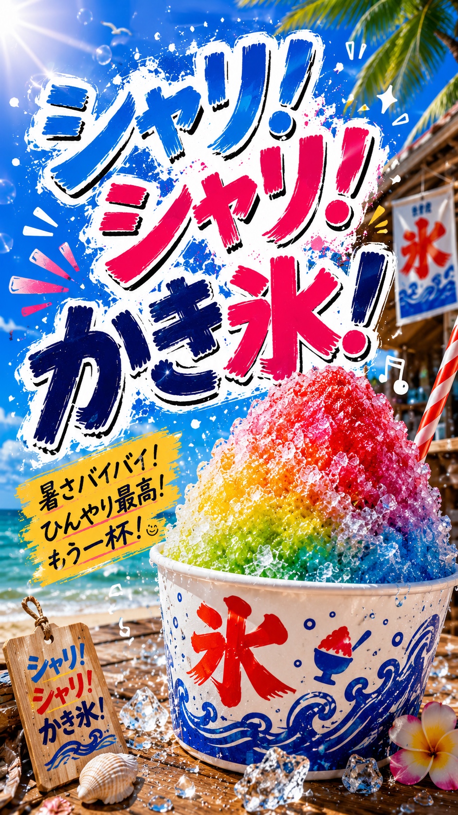 シャリ！シャリ！かき氷！ artwork