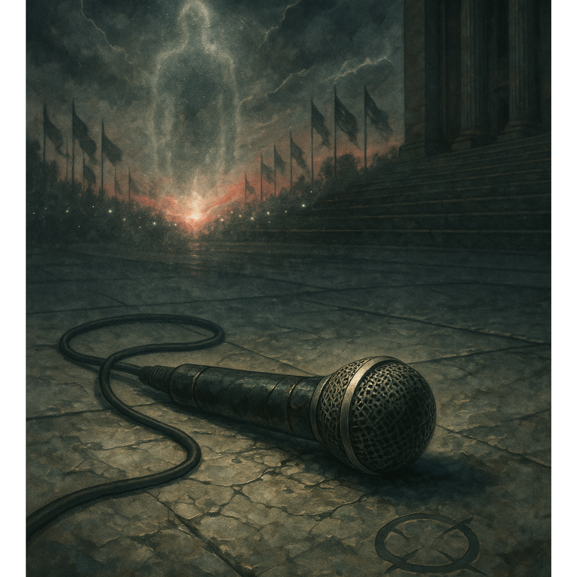 The Silence Beneath the Flash artwork