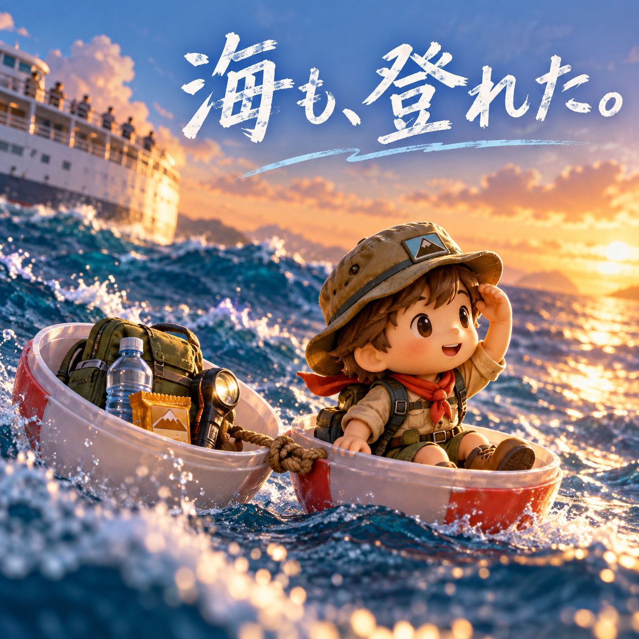 海も、登れた。 artwork