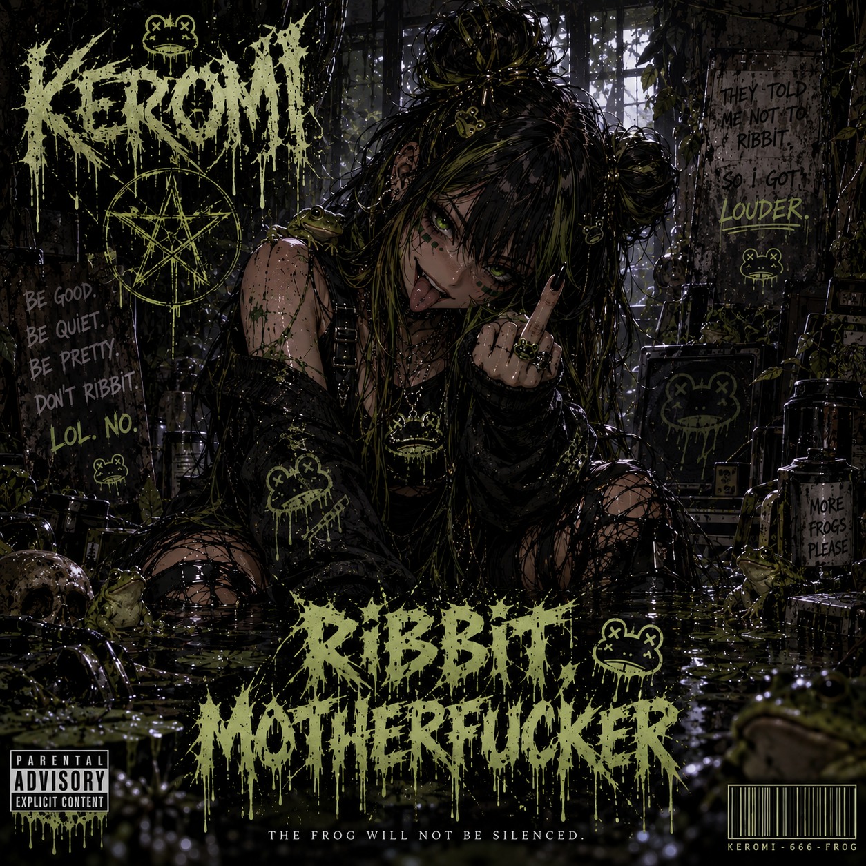 Ribbit Motherfucker artwork