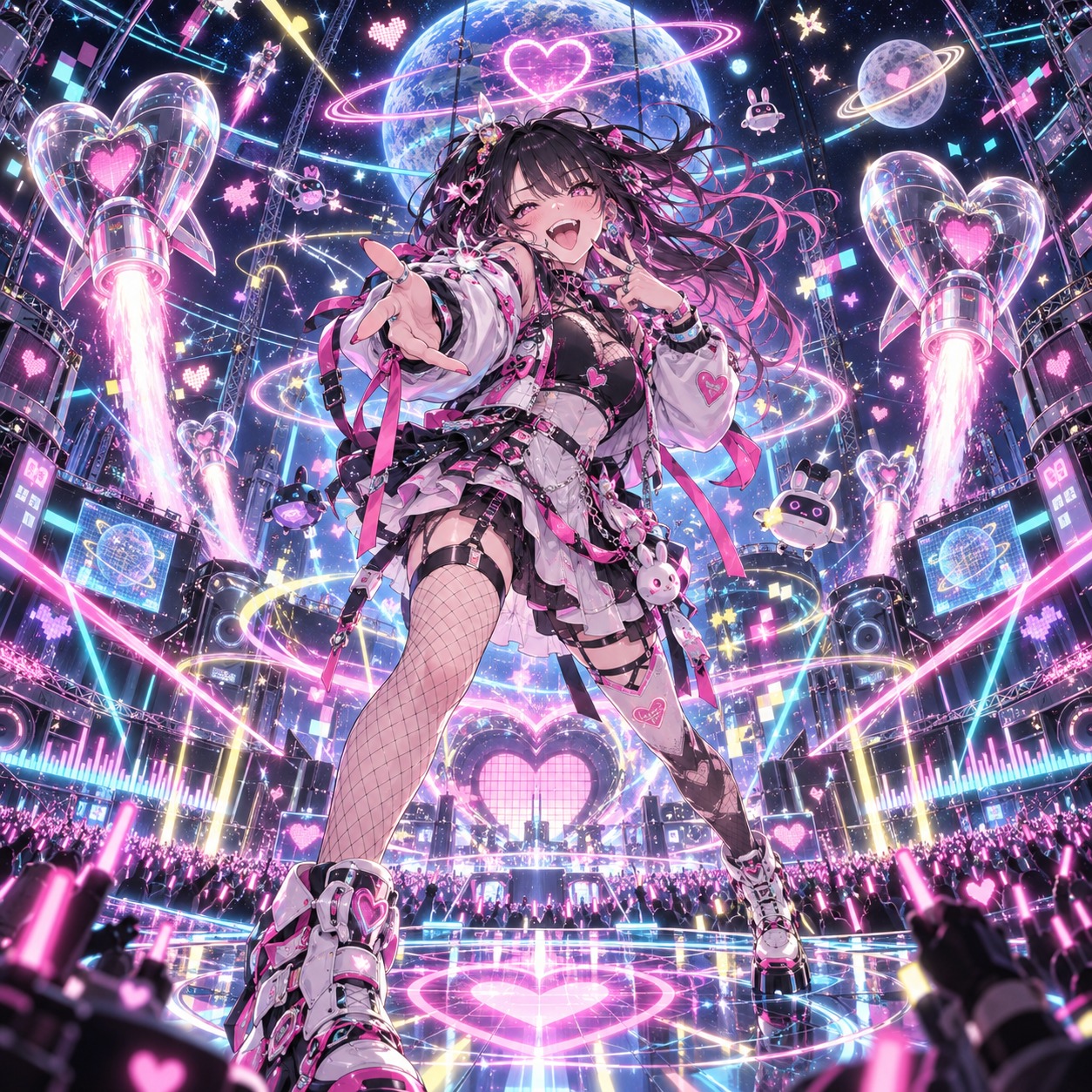 きゅんきゅん☆コズミック・オーバーラン！ #Denpa song artwork