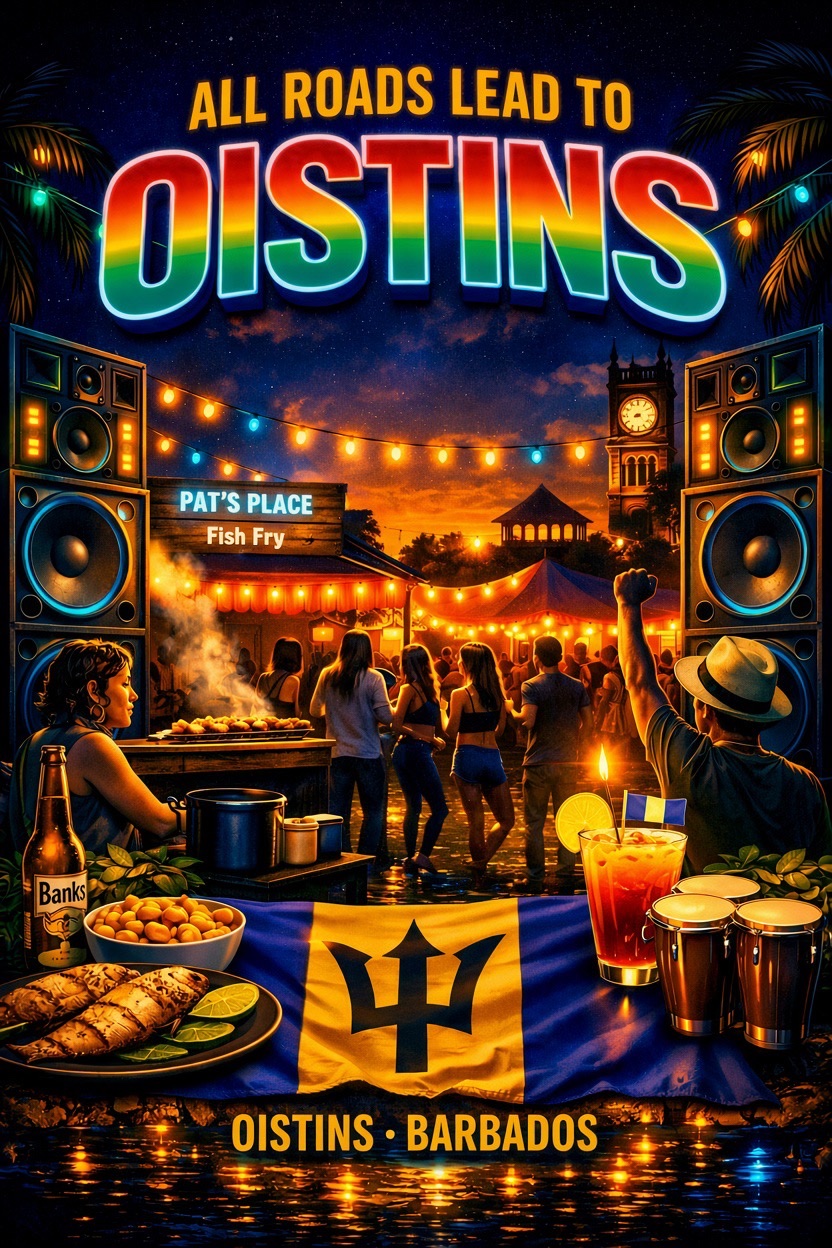 All Roads Lead to Oistins! Bildmaterial