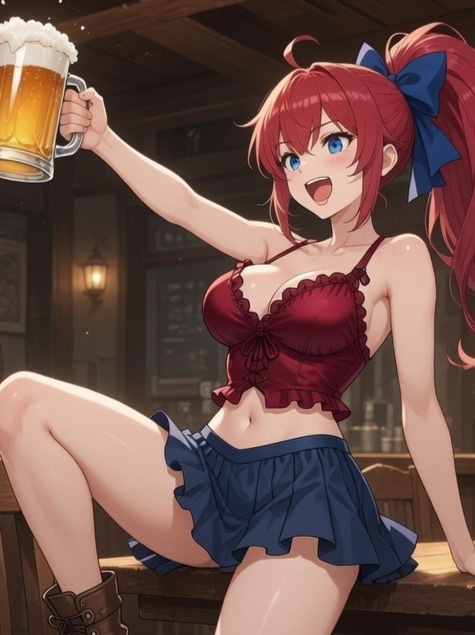 Drunk Beach Girl artwork