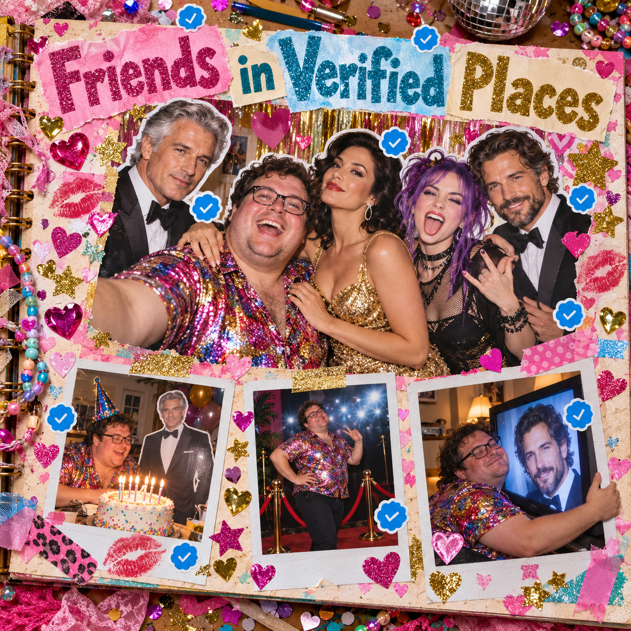 Friends in Verified Places artwork