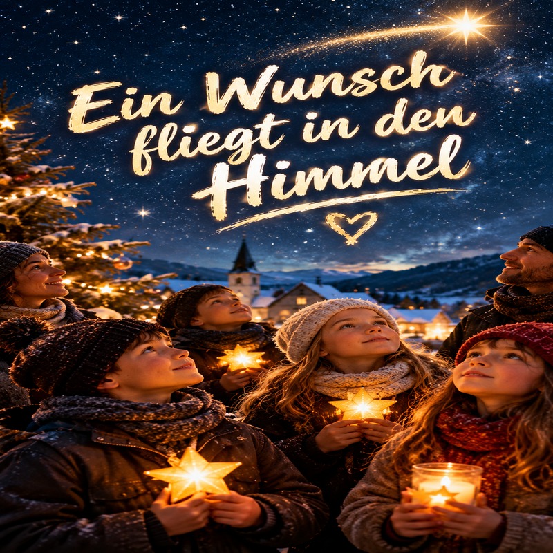 Ein Wunsch fliegt in den Himmel artwork