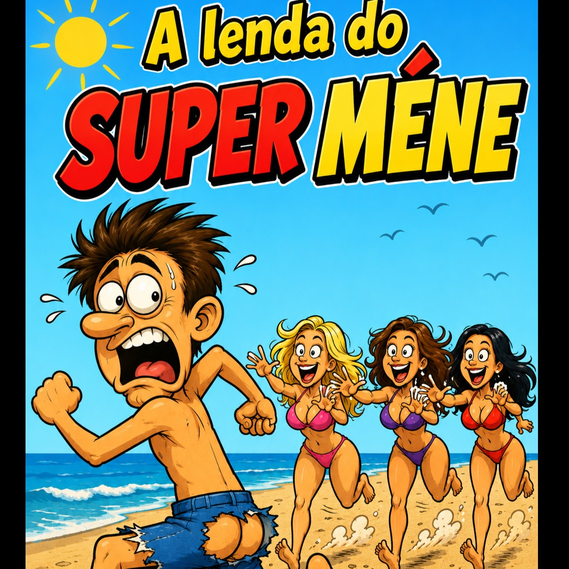 A lenda do SUPER MÈNE Caparica artwork