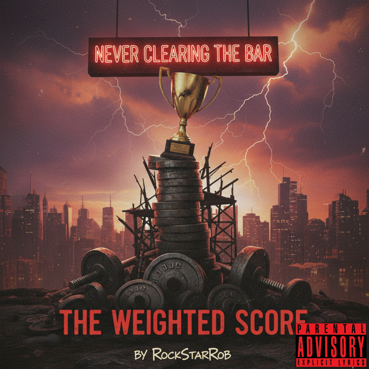 The Weighted Score (Never Clearing the Bar) artwork