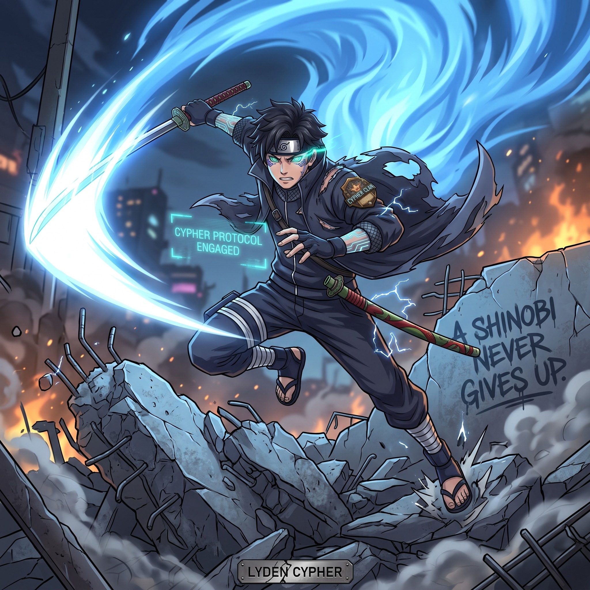Speed Combat Defeat (Shinobi's Never Gives up) artwork