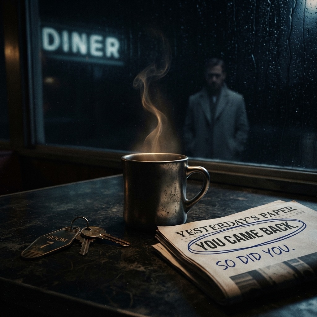 The Ghost at The Diner artwork