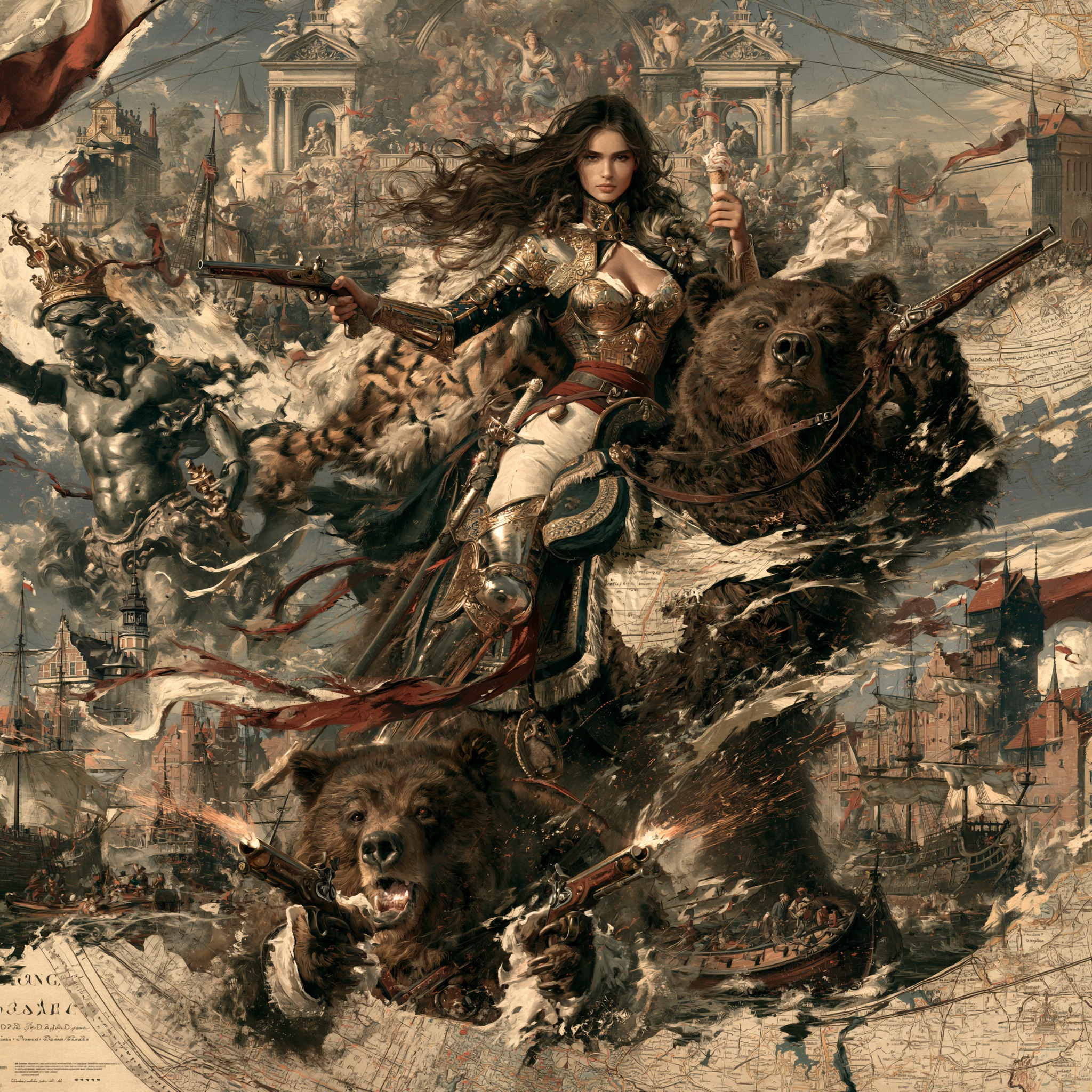 Pieśń lodu i misia (Girl who used to be) (French) v3 artwork