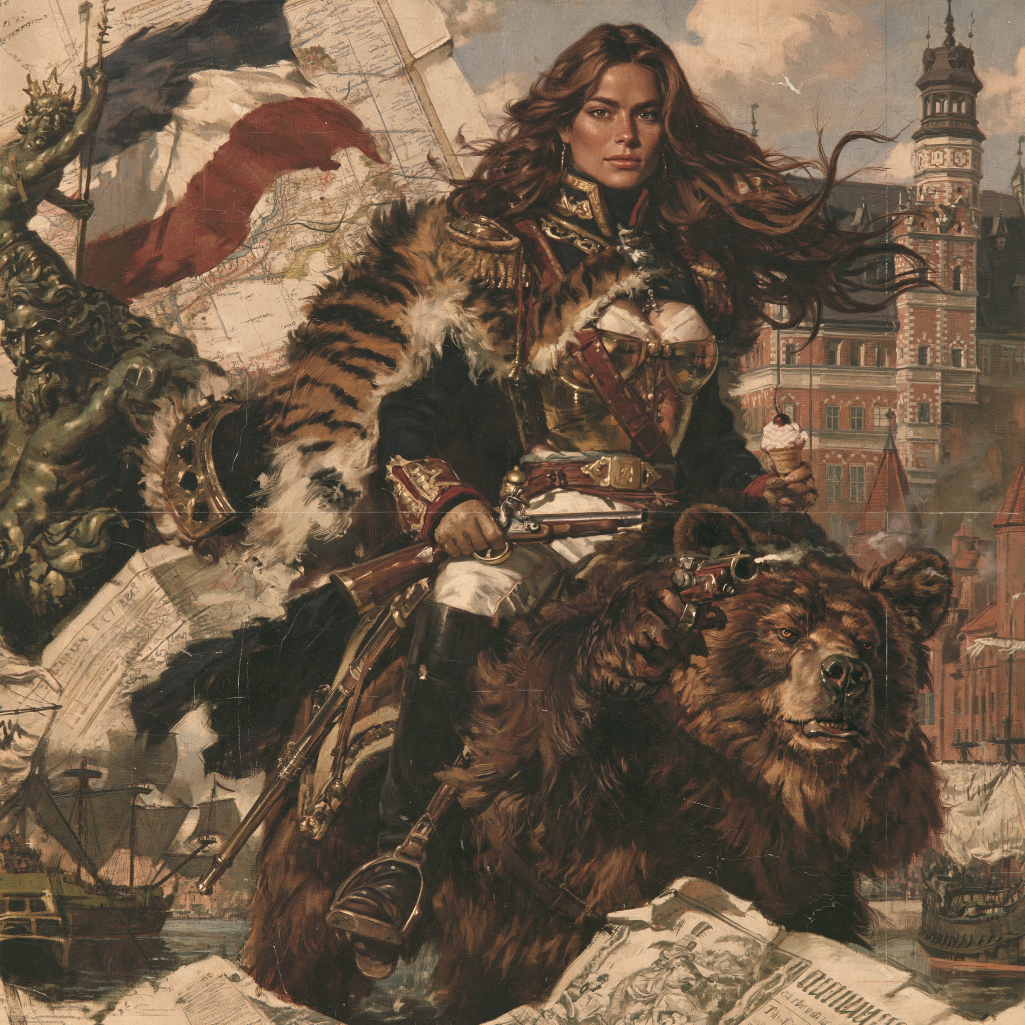 Pieśń lodu i misia (Girl who used to be) (French) v7 alternate lyric artwork