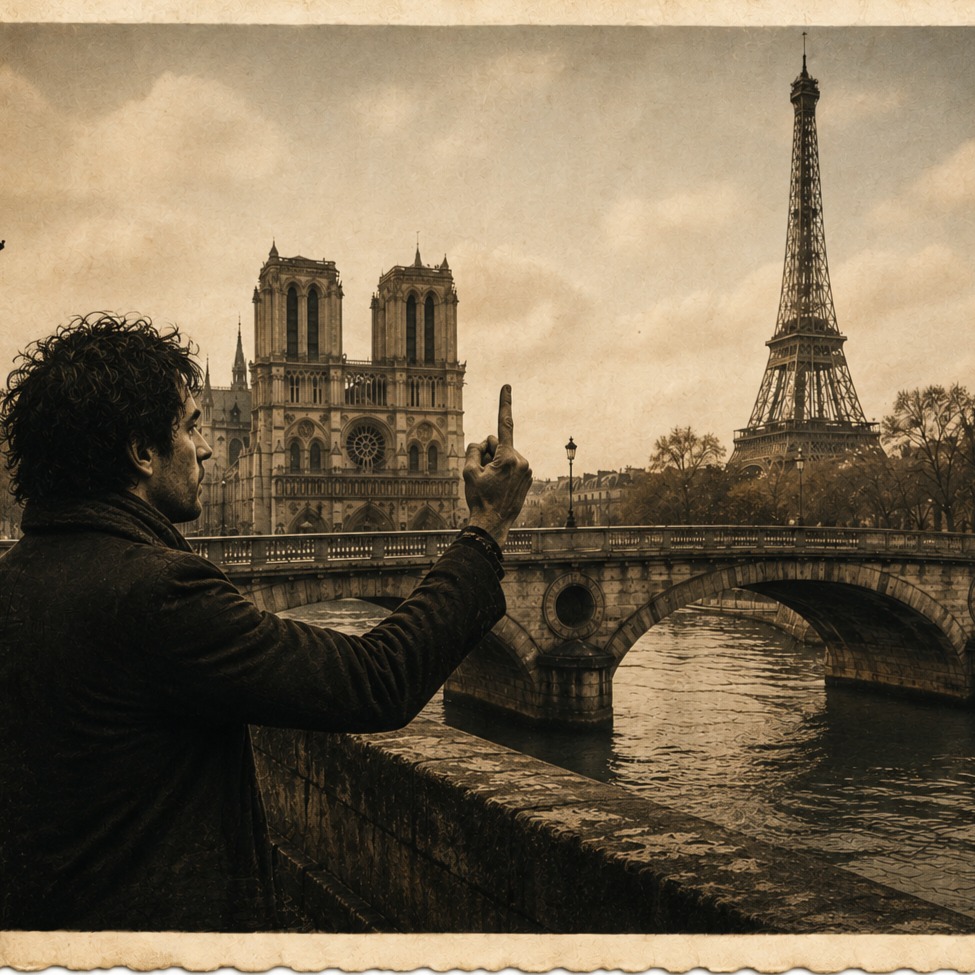 Sous le pont mirabeau artwork