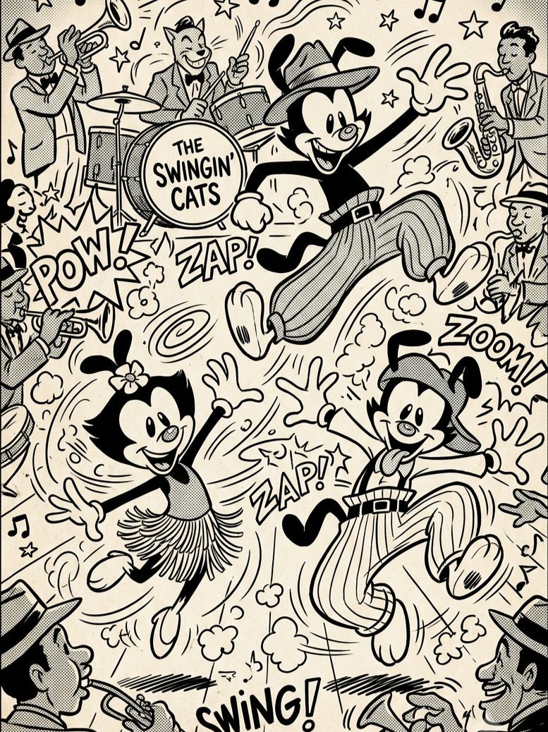 ELECTRO SWING - Animaniacs Intro [INSTRUMENTAL] artwork
