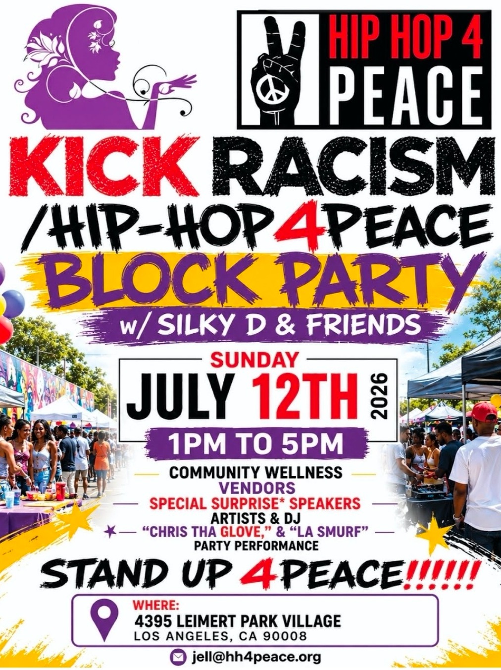 *Hip-Hop 4 Peace - Kick Racism Block Party (Remix)(Remix) artwork