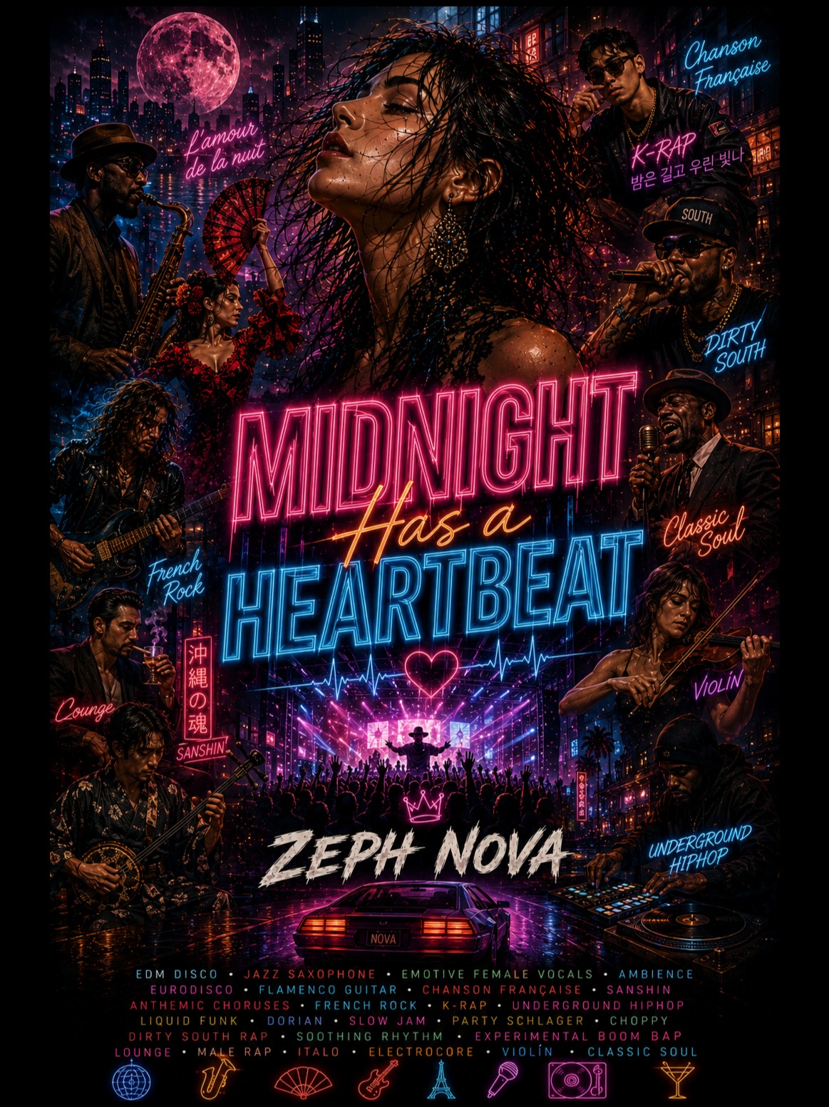 MIDNIGHT HAS A HEARTBEAT artwork