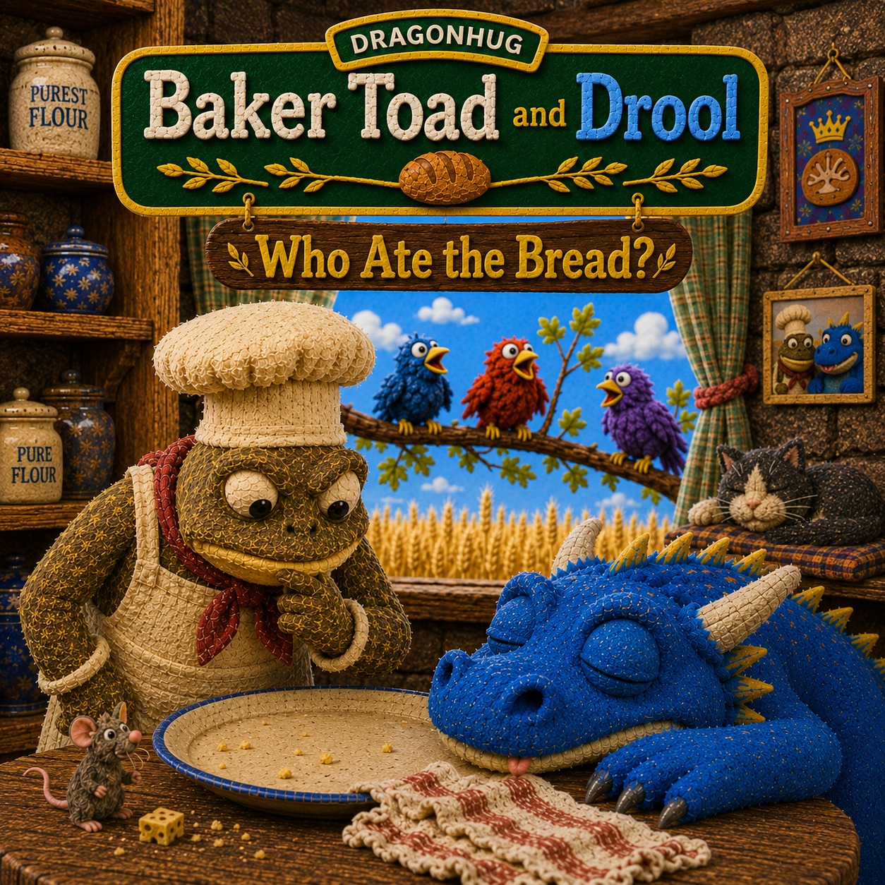 Baker Toad and Drool: Who Ate the Bread? artwork