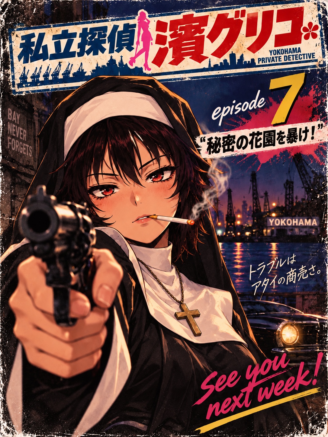 私立探偵 濱グリコ「次回（7話）予告」秘密の花園を暴け！ artwork