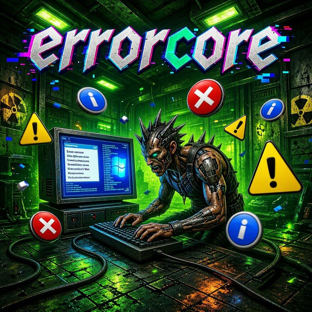 The error song (Critical windowscore/errorcore song) artwork